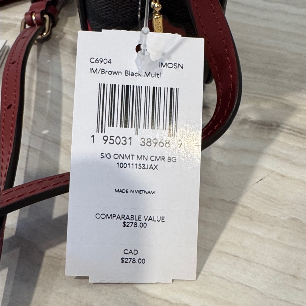 Coach Crossbody Christmas Holiday Limited Edition Signature Ornament Camera Bag - Picture 6 of 17